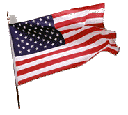 memorial day waving flag